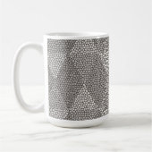 Stained Glass Silver Diamond Pattern Kaffeetasse (Links)