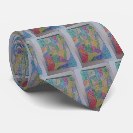 stained glass style krawatte (Gerollt)