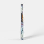 Stained glass wave samsung galaxy hülle (Rechte Seite)