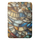 Stained Glass Waves Badematte (Vorderseite Vertikal)