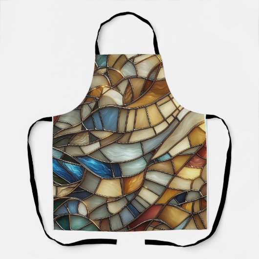 Stained Glass Waves Schürze (Vorderseite)