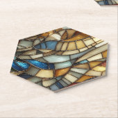 Stained Glass Waves Untersetzer (angewinkelt)