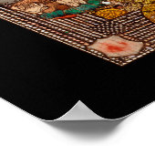 Stained Glass Window Design of St. Gobnait Poster (Ecke)