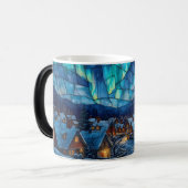 Stained Glass Winter Village Verwandlungstasse (Vorderseite Links)