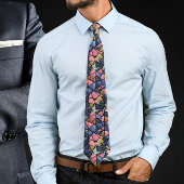 Stained glass with holy spirit dove Neck Tie Krawatte