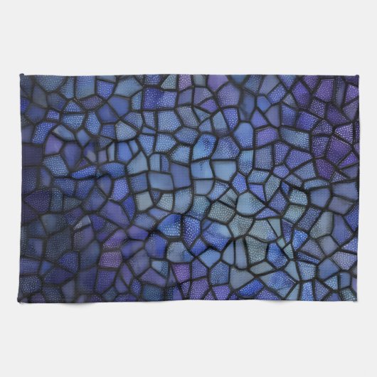 StainedGlassMosaic  Geschirrtuch (Horizontal)