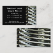 Stainess Stahl/chrome Visitenkarte (Vorne/Hinten)