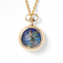 Stainglass Fairy Armbanduhr
