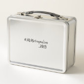 STainless LUNCHBOX by Metropolim / FÜR ALLE JAHRE, (Vorderseite)