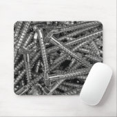 Stainless Steel Bolts Mousepad (Mit Mouse)