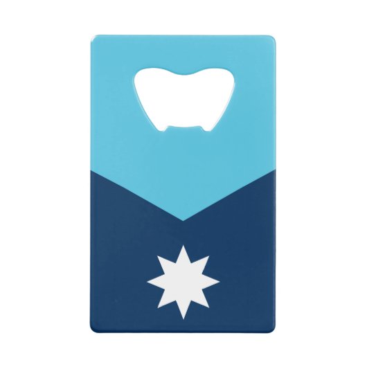 Stainless Steel Bottle Opener flag of Minnesota Geldbeutel Flaschenöffner (Vorderseite)