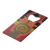 Stainless Steel Bottle Opener Geldbeutel Flaschenöffner (Vorderseite Schrägansicht)