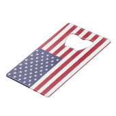 Stainless Steel Bottle Opener mit der Flagge der U Geldbeutel Flaschenöffner (Vorderseite Schrägansicht)