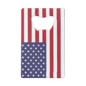 Stainless Steel Bottle Opener mit der Flagge der U Geldbeutel Flaschenöffner (Rückseite)