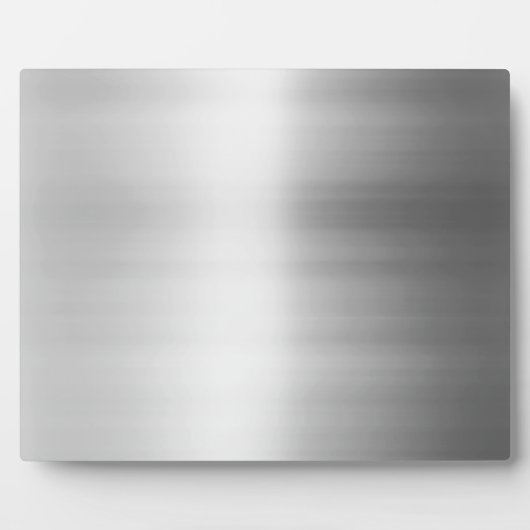 Stainless Steel Fotoplatte (Vorderseite)