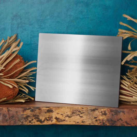 Stainless Steel Fotoplatte (Seite)