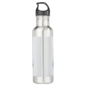 Stainless Steel Inspirational Drink Bottle Edelstahlflasche (Rückseite)