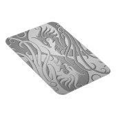 Stainless Steel Look Yang Phoenix Magnet (Rechte Seite)