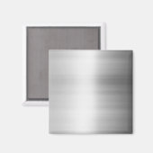 Stainless Steel Magnet (Vorderseite/Rückseite)