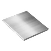 Stainless Steel Notizblock (angewinkelt)