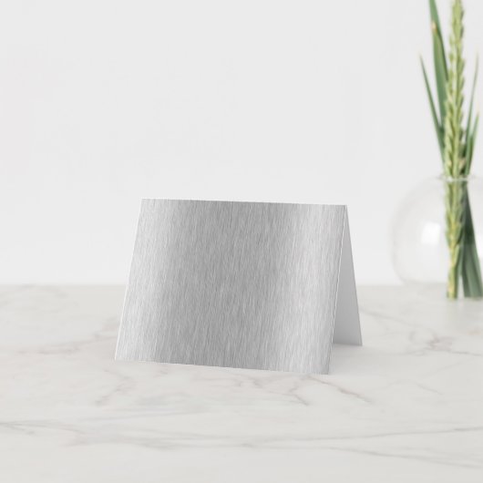 Stainless Steel texturiert Karte (Vorderseite)