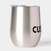 Stainless Steel Thermal Custom Wine Tumbler Blank (Rechts)