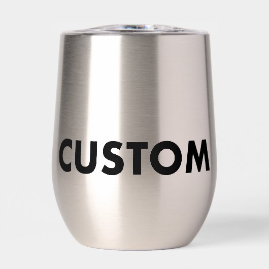 Stainless Steel Thermal Custom Wine Tumbler Blank (Vorderseite)