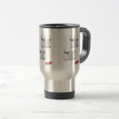 Stainless Steel Travel Mug - Retro-Kamera-Design Reisebecher (VorderseiteRechts)