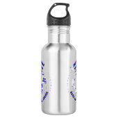 Stainless Steel Water Bottle Digital Nomad Edelstahlflasche (Vorderseite)