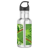 Stainless Steel Water Bottle Football Game Tickets Edelstahlflasche (Vorderseite)