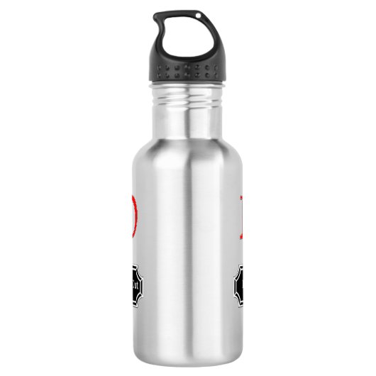 Stainless Steel Water Bottle Funny ROMEO Quote Edelstahlflasche (Rückseite)