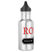 Stainless Steel Water Bottle Funny ROMEO Quote Edelstahlflasche (Links)