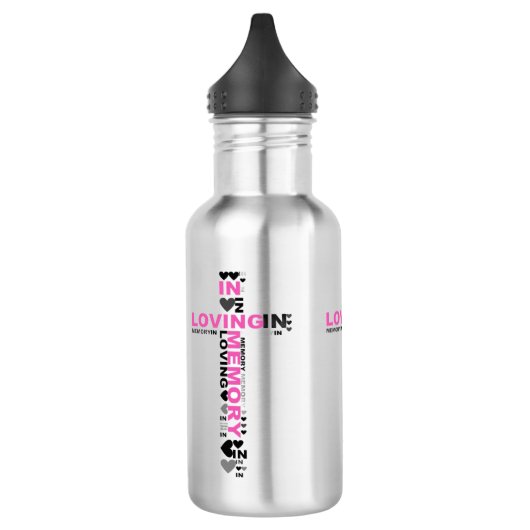 Stainless Steel Water Bottle – In Loving Memory Edelstahlflasche (Links)