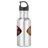 Stainless Steel Water Bottle It's Football Season Edelstahlflasche (Rückseite)