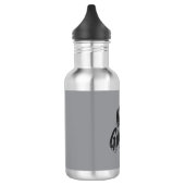Stainless Steel Water Bottle – Motivational Design Edelstahlflasche (Links)