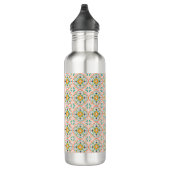 Stainless steel water bottle with a colorful  edelstahlflasche (Rechts)