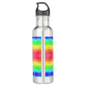 Stainless steel water bottle with a vibrant edelstahlflasche (Rückseite)