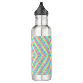 Stainless steel water bottle with a vibrant edelstahlflasche (Rechts)