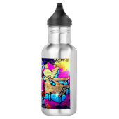 Stainless Steel Water Bottle Yes Graffiti Edelstahlflasche (Rechts)