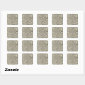 Staint Etienne, Staint Marcellin Quadratischer Aufkleber (Blatt)
