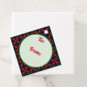 Stainted Glass Favor Tags Geschenkanhänger (Beispiel)