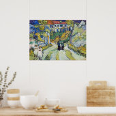 Stairway at Auvers 1890 by Vincent van Gogh Poster (Küche)