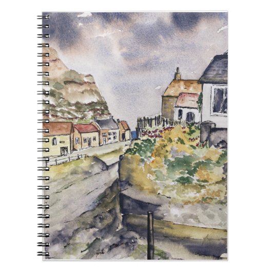 Staithes Harbor Notizblock (Vorderseite)
