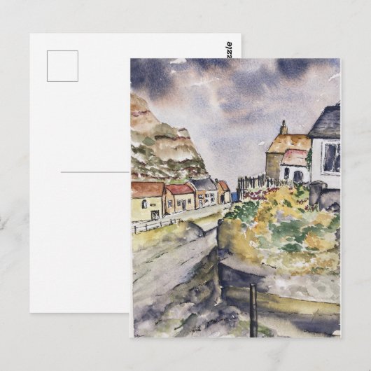 Staithes Harbor Postkarte (Vorne/Hinten)