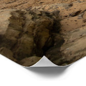 Staithes Harbour Beach and Village Front Poster (Ecke)