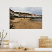 Staithes Harbour Beach and Village Front Poster (Küche)