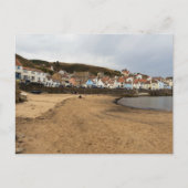 Staithes Harbour Beach and Village Front Postkarte (Vorderseite)