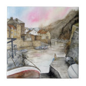 Staithes, North Yorkshire, England Fliese (Vorderseite)