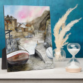 Staithes, North Yorkshire, England Fotoplatte (Seite)