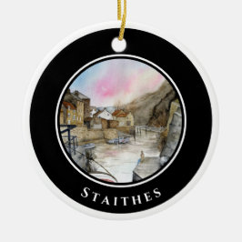 Staithes North Yorkshire England Keramik Ornament